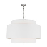 Visual Comfort Studio Sawyer Four Light Pendant in Polished Nickel - KSP1184PN