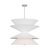 Visual Comfort Studio Chambord 12 Light Pendant in Cast Plaster - LXP10212CPST