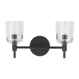 Visual Comfort Studio Hartley Two Light Vanity in Aged Iron - TFV1002AI