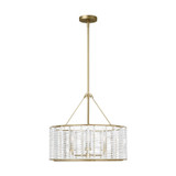 Visual Comfort Studio Winslow Three Light Chandelier in Powder-Coated Brass - TFC1163PCB