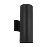 Visual Comfort Studio Outdoor Cylinders Two Light Wall Lantern in Textured Black - SLO1152EN3/TXB