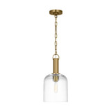 Visual Comfort Studio Hartley One Light Pendant in Burnished Brass - TFP1021BBS