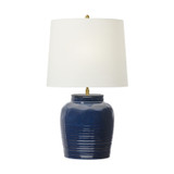 Visual Comfort Studio Selena One Light Table Lamp in Mix Blue Brown - TT1261MBB
