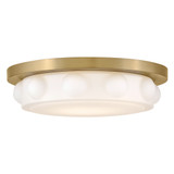 Hinkley Zoey LED Flush Mount in Lacquered Brass - 47601LCB