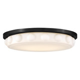 Hinkley Zoey LED Flush Mount in Black - 47603BK