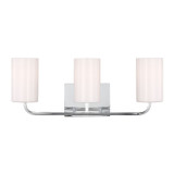 Generation Lighting Rhett Three Light Vanity in Chrome - GLV1003EN3/CH