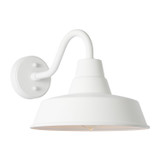 Visual Comfort Studio Barn Light One Light Wall Lantern in Outdoor Textured White - SLO1191OTW