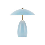 Alora Poppy LED Table Lamp in Cerulean - TL437409CER
