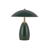 Alora Poppy LED Table Lamp in Pine Green - TL437409PGN