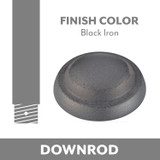 Minka Aire Minka Aire Ceiling Fan Downrod in Black Iron - DR518-BI