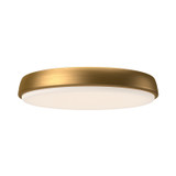 Alora Laval LED Flush Mount in Aged Gold - FM503715AG-5CCT