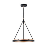 Alora Duo LED Pendant in Classic Black/Gold Shimmer - PD302724CBGS-UNV-010