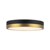 Alora Adelaide LED Flush Mount in Aged Gold/Matte Black - FM554211AGMB-5CCT