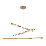 Alora Astrid LED Pendant in Metal Shade/Vintage Brass - MP316406VBMS-UNV