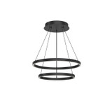 Kuzco Lighting Cerchio LED Chandelier in Black - CH87224-BK-UNV-010