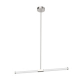 Kuzco Lighting Akari LED Linear Pendant in Brushed Nickel - LP18537-BN-UNV