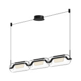 Kuzco Lighting Hilo LED Linear Pendant in Black - LP28543-BK-UNV