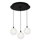 Kuzco Lighting Bolla LED Pendant in Black - MP3106BK-03