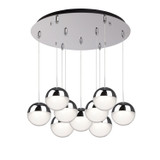 Kuzco Lighting Pluto LED Pendant in Chrome - MP402801CH-09