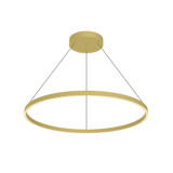 Kuzco Lighting Cerchio LED Pendant in Brushed Gold - PD87136-BG-UNV-010