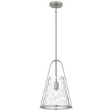 Quoizel Briley One Light Mini Pendant in Brushed Nickel - BRIL1511BN