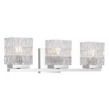 Quoizel Estelle Three Light Vanity in Polished Chrome - ESTE8621C