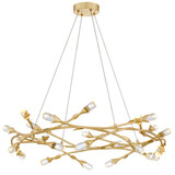 Quoizel Cora LED Pendant in Gold Leaf - PCCOR2832GFL