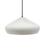 Justice Designs Radiance Collection One Light Pendant in Matte Black - CER-6595-BIS-MBLK-BKCD