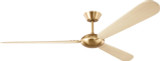 Visual Comfort Fan Pod 64" Ceiling Fan in Burnished Brass - 3PODSM64BBSWWO