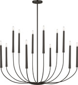 Visual Comfort Studio Lois 12 Light Chandelier in Aged Iroged Iron - EC11812AI