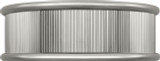 Visual Comfort Studio Ritz Five Light Flush Mount in Polished Nickel/Polished Nickel - PCF1025PN