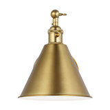 Visual Comfort Studio Salem One Light Wall Sconce in Satin Brass - 4198101EN3-848