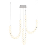 Alora Akoya LED Chandelier in Chrome - CH321803CH