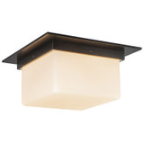 Alora Mineral Two Light Flush Mount in Urban Bronze/Matte Opal Glass - FM356115UBOP