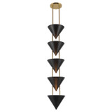 Alora Versus Five Light Pendant in Urban Bronze - PD341548UB