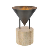 Alora Versus One Light Table Lamp in Aged Steel - TL341015STA