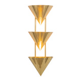 Alora Versus Three Light Wall Sconce in Patina Brass - WS341328PTB