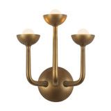 Alora Spade LED Bathroom Vanity in Vintage Brass - WV313011VB