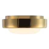Kuzco Lighting Pebble LED Flush Mount in Metallic Brass - FM17308-MRB