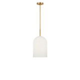 Generation Lighting Neblina One Light Pendant in Satin Brass - GLP1941SBE