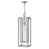 Hinkley Republic LED Hanging Lantern in Satin Nickel - 1006SI
