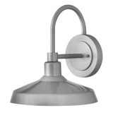 Hinkley Forge LEDWall Mount Barn Light in Antique Brushed Aluminum - 12075AL