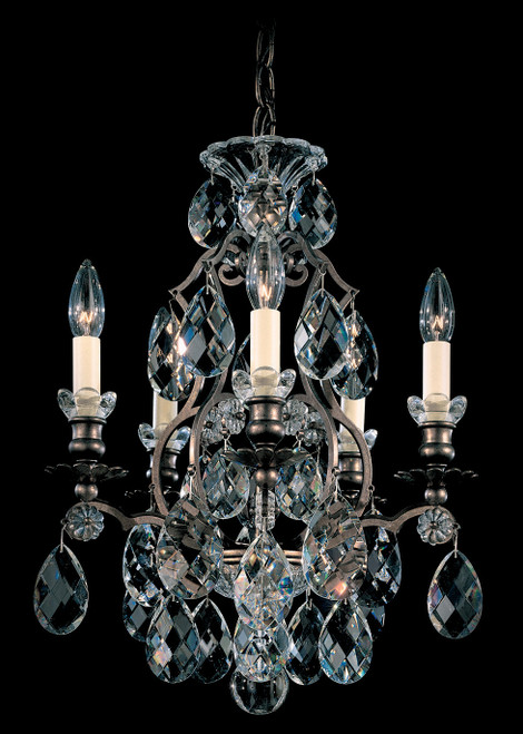 Schonbek Renaissance Five Light Chandelier in French Gold - 3769-26S