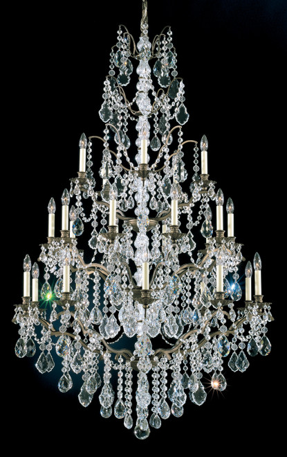 Schonbek Bordeaux 25 Light Chandelier in Etruscan Gold - 5782-23H