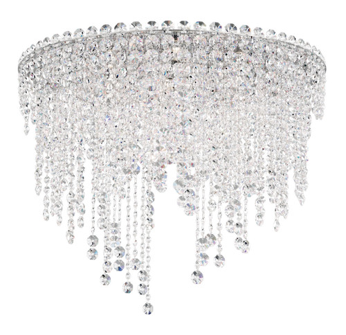 Schonbek Chantant Six Light Flush Mount in Polished Stainless Steel - CH2401N-401R