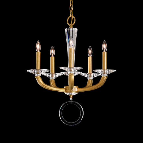 Schonbek Emilea Five Light Chandelier in French Gold - MA1005N-26O