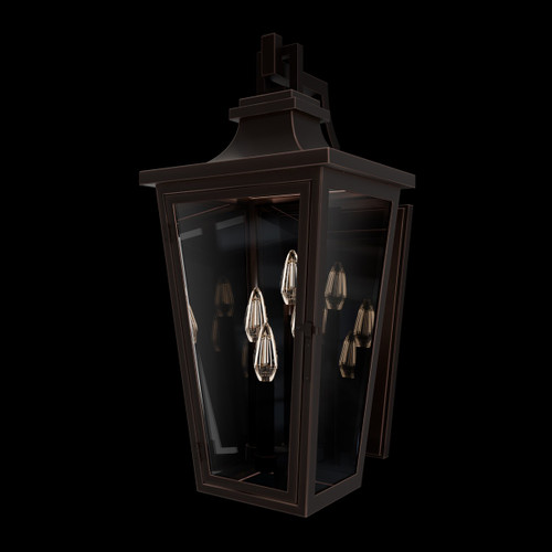 Schonbek Dannemore Four Light Outdoor Wall Mount in Oil Rubbed Bronze - SW37524-719