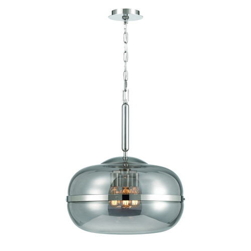 Eurofase Nottingham Three Light Pendant in Polished Nickel - 37198-028 Eurofase Nottingham Three Light Pendant in Polished Nickel - 37198-028