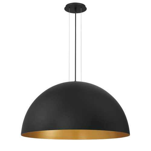 Eurofase Laverton One Light Pendant in Gold-Black - 37224-028 Eurofase Laverton One Light Pendant in Gold-Black - 37224-028
