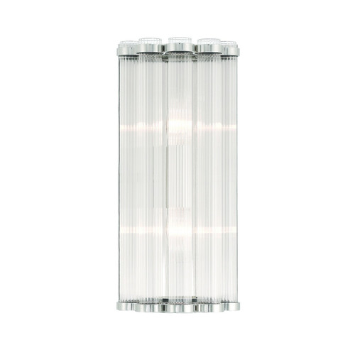 Eurofase Glasbury Two Light Wall Sconce in Polished Nickel - 47241-022 Eurofase Glasbury Two Light Wall Sconce in Polished Nickel - 47241-022